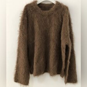 Signature TOTEME sweater - Brown.